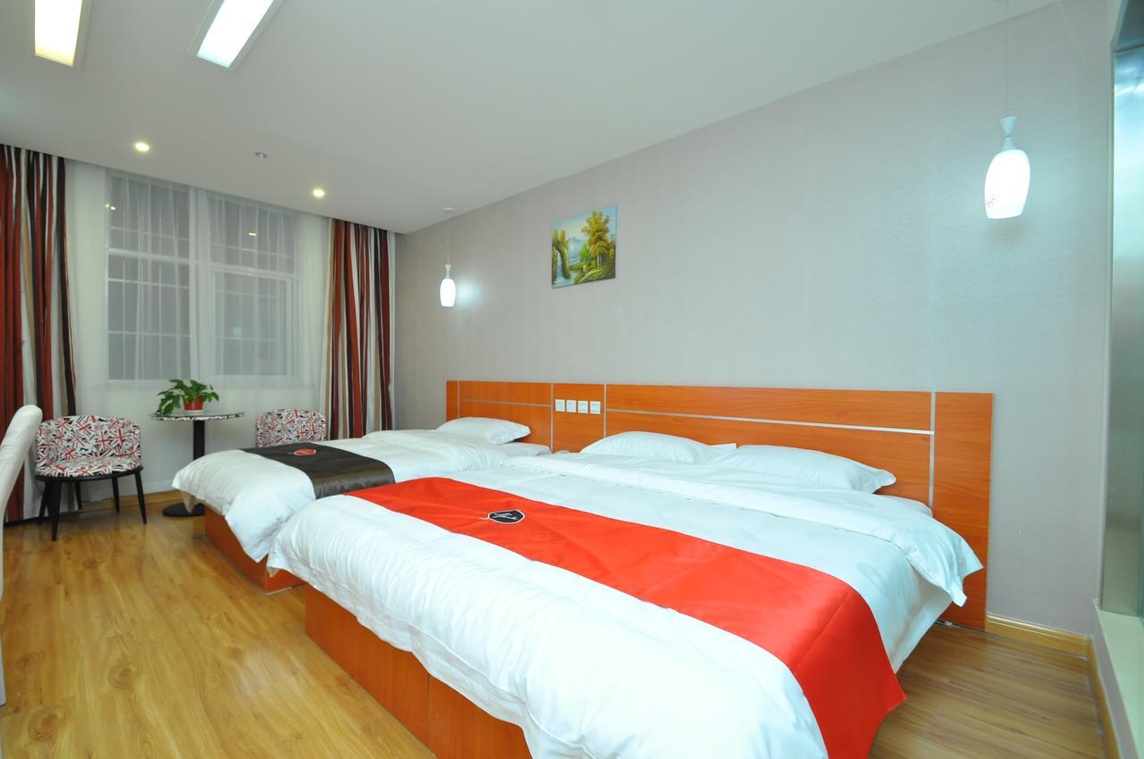 Thank Inn Chain Hotel West Eleven Road Mall Linji Kültér fotó